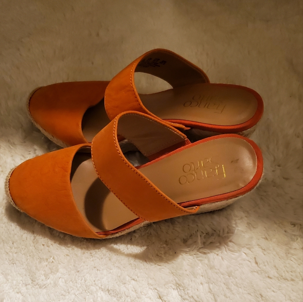 Franco Sarto comfortable espardrille wedge!